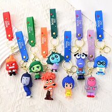 卡通动漫INSIDE OUT新款头脑特工队钥匙扣挂件汽车钥匙链圈小礼品