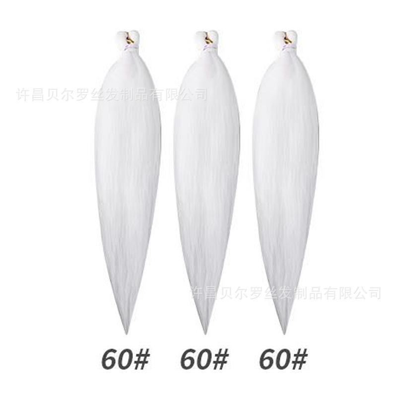 Kit de 3 pelucas EZ Braid – cabello synthetic, colores sólidos/degradé