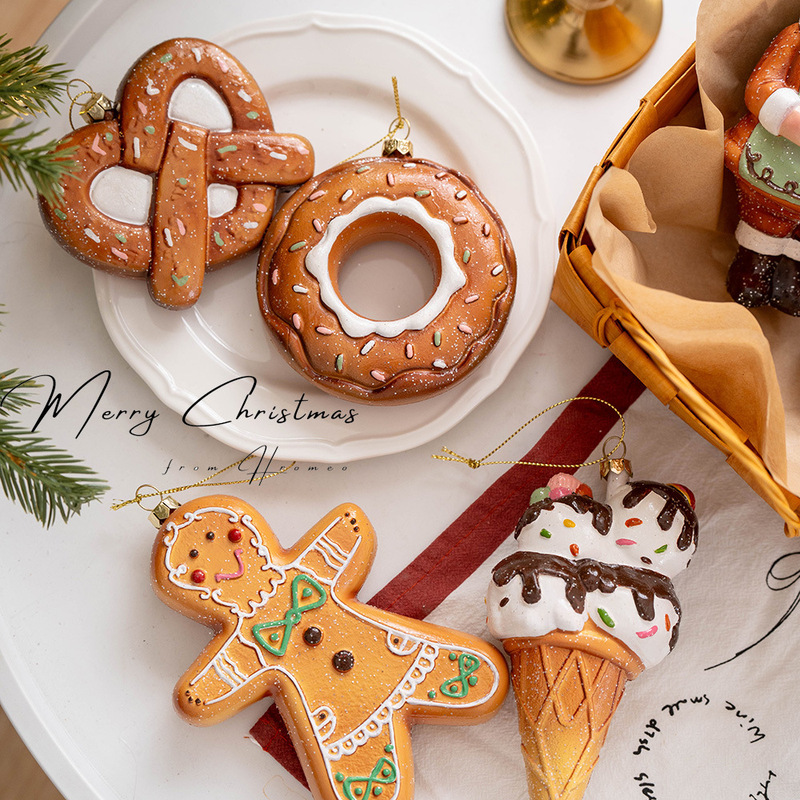 越境新品クリスマス装飾クリスマスツリー装飾ペンダント創意姜餅系老人ビスケットペンダント|undefined