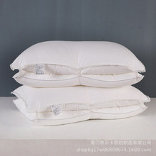 一件代发全棉枕芯单人成人家用一对装二合一可拆分子母枕护颈枕头