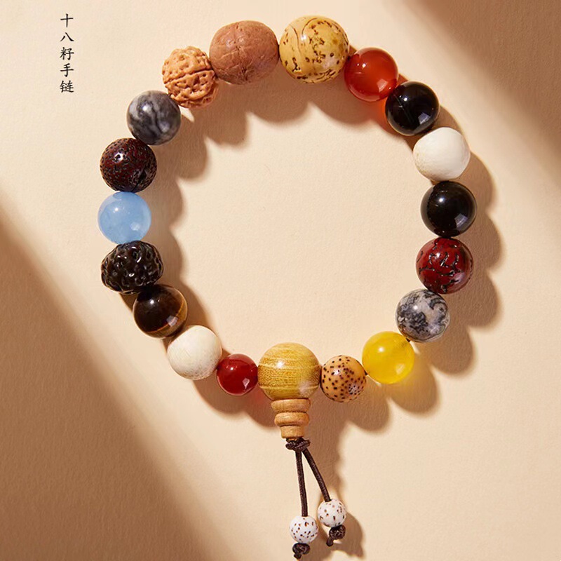 Eighteen Seeds Duobao Bodhi Buddha Beads Bracelet Duobao Agate Bracelet for Men and Women King Kong Duobao Wen Play Handheld Beads Eighteen Seeds Duobao Bodhi Buddha Beads Bracelet Duobao Agate Bracelet for Men and Women King Kong Duobao Wen Play Handheld Beads