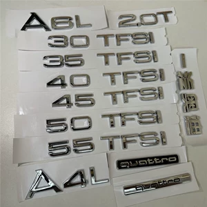 FAW Audi A3A4L, A5A6L, Q3Q5Q7 arxa emblem, 45 dörd təkərli ötürücü yerdəyişmə nömrəsi