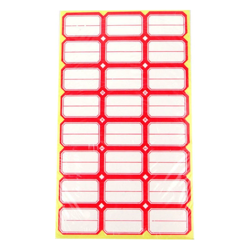 Самоклеящиеся наклейки для этикеток 10 шт. Офисные пустые этикетки для рукописного ввода бумажные ценовые наклейки самоклеящиеся именные наклейки оральная бумага