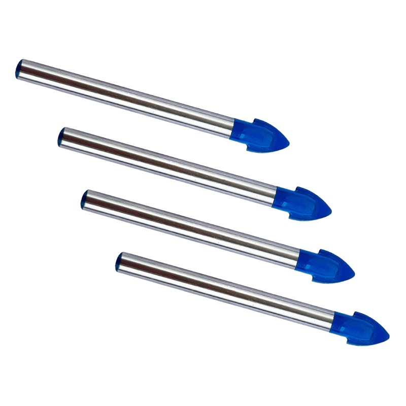 Broca plana multifuncional de metal para perforar agujeros en azulejos y cerámica, broca eléctrica de carburo