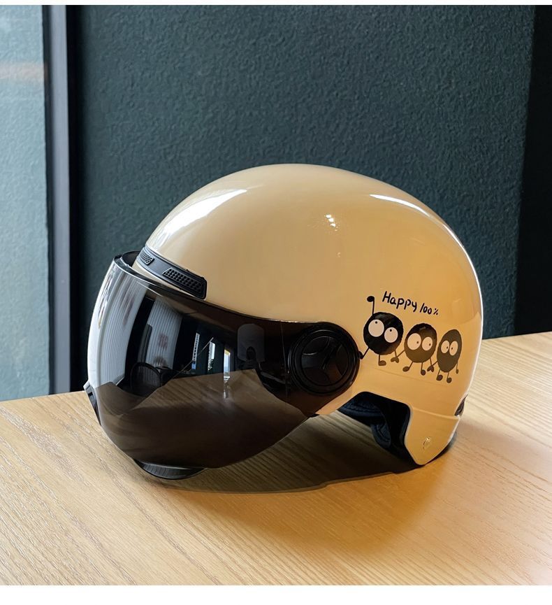 3C Certified Electric Motorcycle Helmet Sunscreen Half Helmet