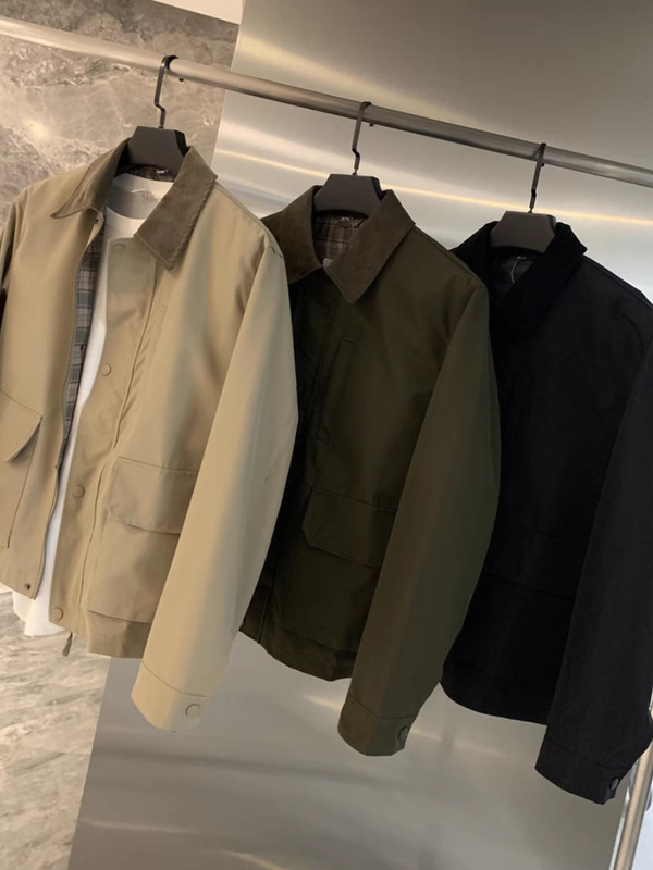 U+と同じスタイル！男女カップルモデル！ウォッシュドロービングアメリカンルーズファッションワークウェアラペルジャケットトレンディ|undefined