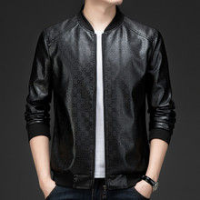 男士皮衣皮草2025年新款热销款时尚皮衣夹克外套立领防风男士外套
