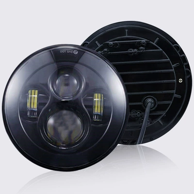 Wrangler 4-bead LED headlight for: Motorcycle headlights, headlights