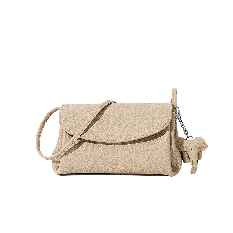 Women's Genuine Cowhide Small Square Shoulder Bag, Minimalist Phone Bag, Fashionable Versatile Luxury Crossbody Bag - Thumbnail 8