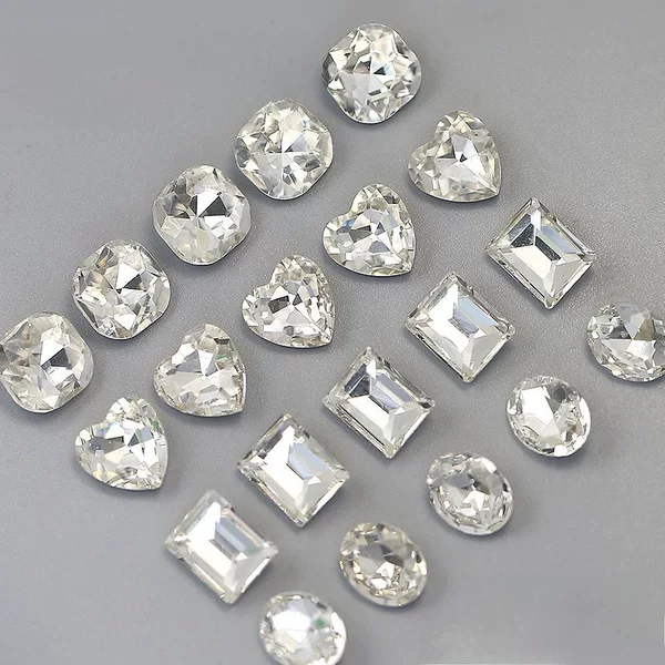 Nail Drill Pointed Bottom Drill Nail Jewelry Love Drill Nail Nail Accessories Drill Special-Shaped Drill Little Red Riding Book Broken Drill
