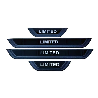 Dekorativ pedal başlıqları, Platinum 3X exterior door - limited-exterior-door-sill-strip-model-b-black-on-black