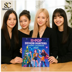 跨境独立站新品韩流恶魔猎人降临节日盲盒圣诞树装饰亚克力挂件
