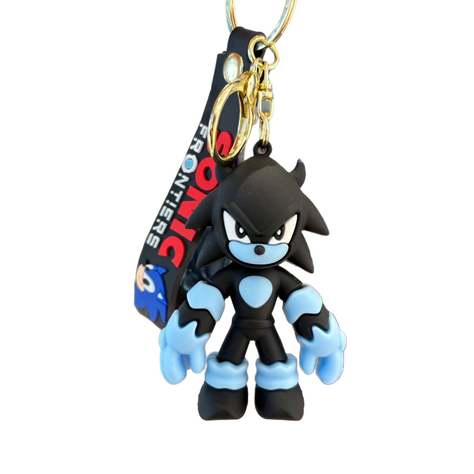 Dibujos animados epoxi Sonic Sonic moda llavero de coche pareja bolso colgante pequeño regalo llavero