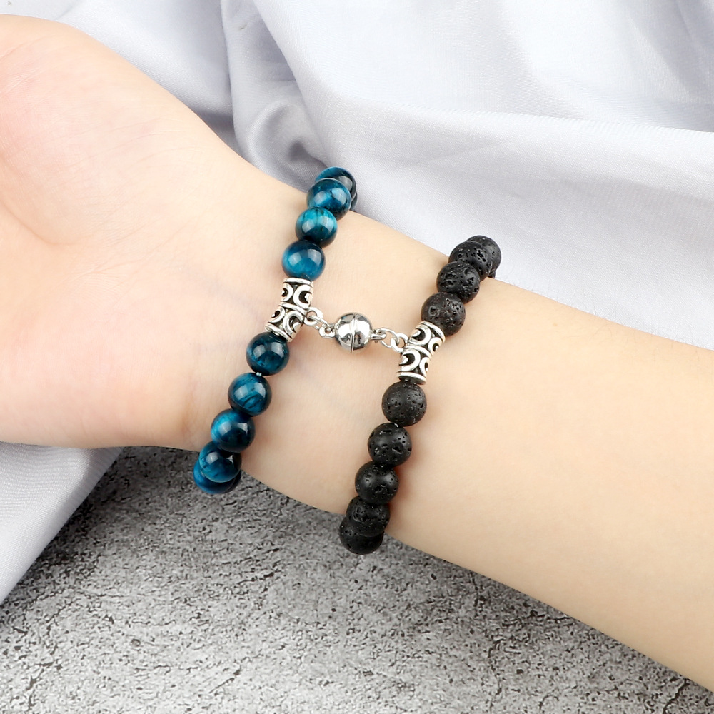 creative couple bracelets, magnet bracelets, a pair of suits for girlfriends and sisters, long distance relationship gifts_voghion.com