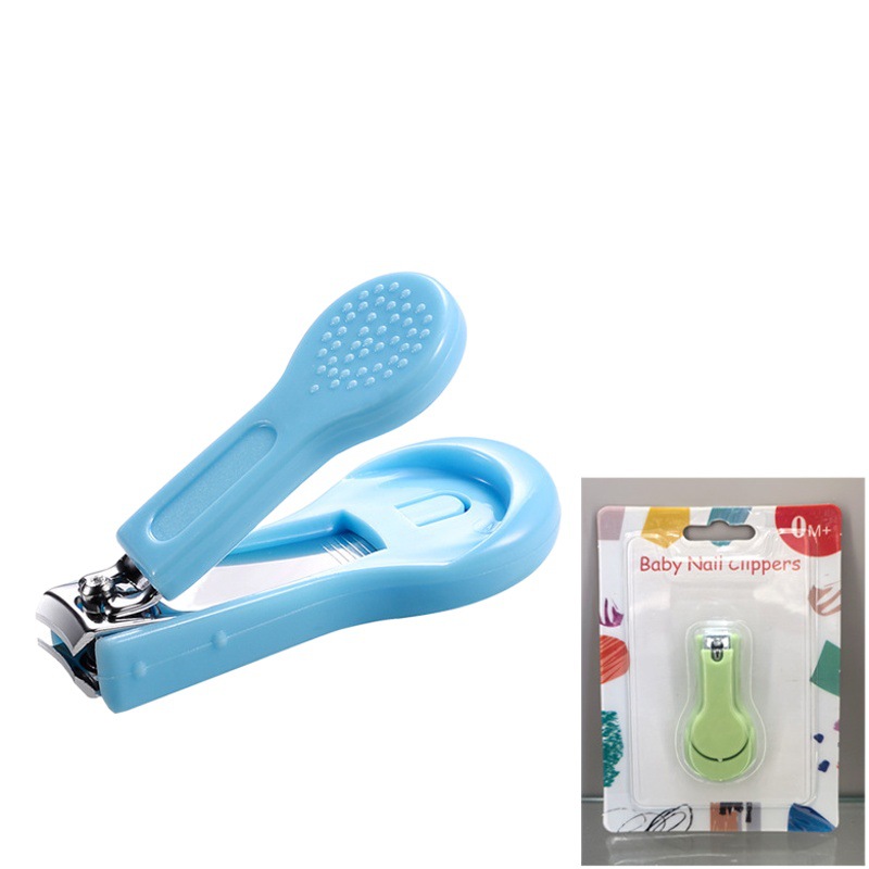 Inglés tarjeta bebé cortaúñas bebé cuidado de las uñas tijeras recién nacido