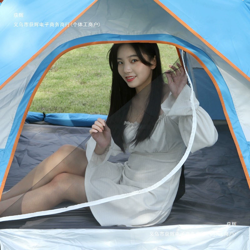 Travel tent, automatic equipment for camping, increased thickness, fully automatic