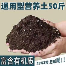 50斤通用花土营养土通用型种花养M花种菜土壤大包种植土壤有机肥