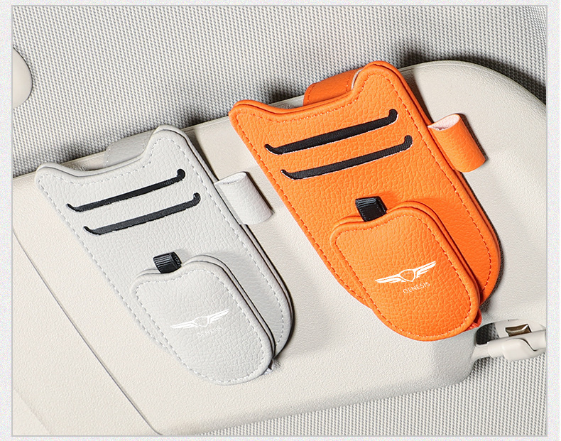 Suitable for Genisse G70 GV80 GV70 G80 car glasses clip multifunctional sun visor ticket clip