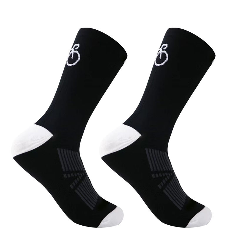 Men's Basketball Socks, Summer Thin Breathable Socks, June Ankle Protection Sports Mid-Calf Cotton American-Style Basketball Socks