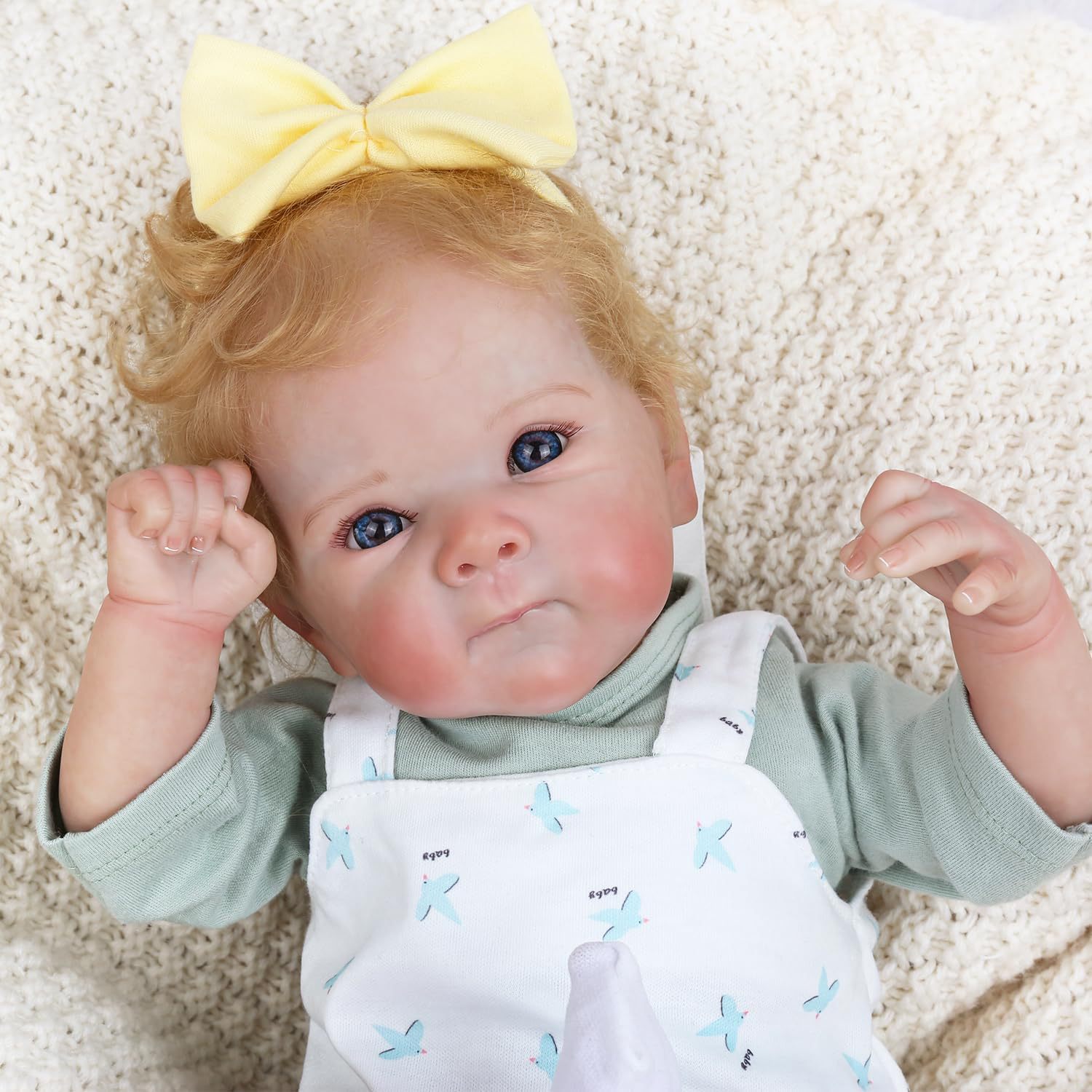 Mono con correa de 18 pulgadas Bettie simulación bebé renacimiento muñeca para niños cumpleaños regalo de Navidad