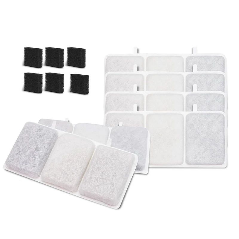 Подходит для Petory, диспенсер для воды для кошек и собак, сменный фильтр, фильтр из смолы с активированным углем, хлопковый фильтрующий элемент