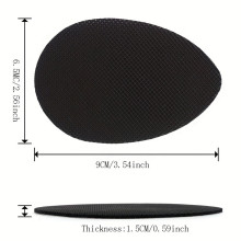 耐磨网格橡胶鞋底防滑贴 高跟鞋前掌橡胶垫 静音鞋底止滑垫 耐磨