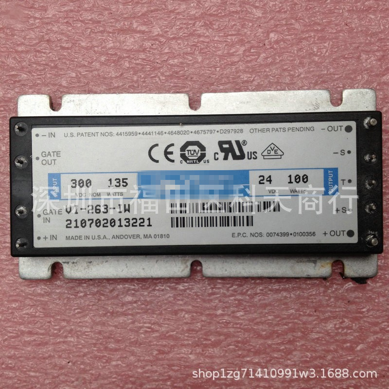 全新 VI-263-IW 现货 电源模块 MODULE 需要了解详情可以进店咨询