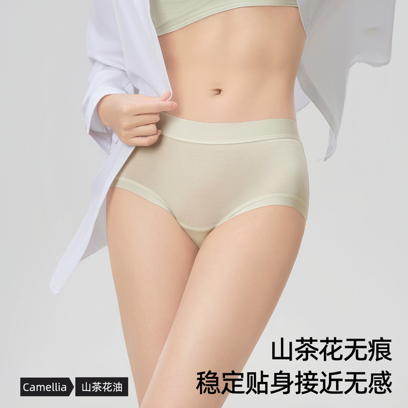 10A Antibacterial Tencel Lyocell Women's Seamless Mid-High Waist Sexy Pure Desire Women's Briefs Tummy Control Underwear for Women 10A Antibacterial Tencel Lyocell Women's Seamless Mid-High Waist Sexy Pure Desire Women's Briefs Tummy Control Underwear for Women