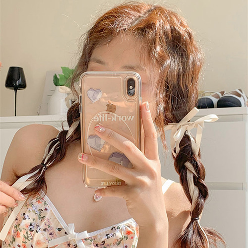 White braided hair ribbon, hair ribbon, ribbon headdress for women, pink bow, ballet streamer, hair clip, hair rope hair accessory