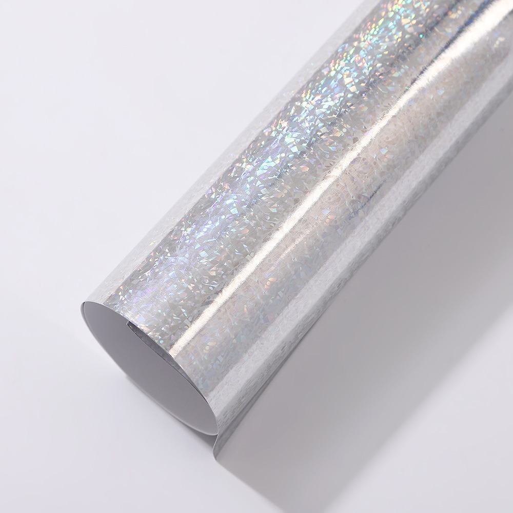 Papel láser de color medalla de papel de fondo brillante papel de tarjeta láser plateado punto de plata de doble fondo brillante