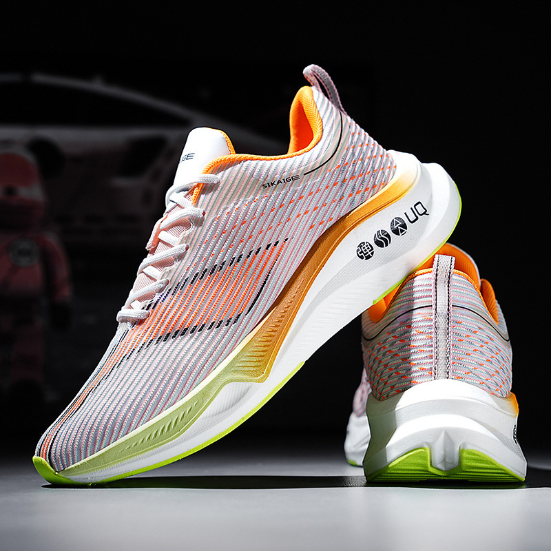 Zapatillas de Deporte de la pareja de La Junta de carbono de Feidian otoño nuevo ligero al aire libre suave inferior de absorción de choque de moda todo el Partido zapatos para correr