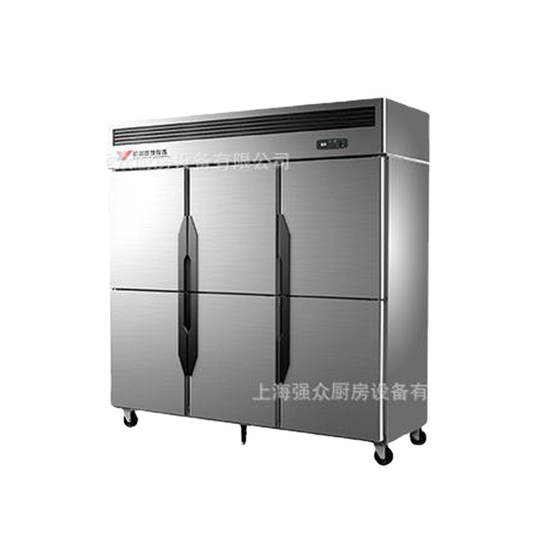 四门不锈钢冷藏柜餐饮专用四门冷冻冰箱立式大容量四门双温冰箱