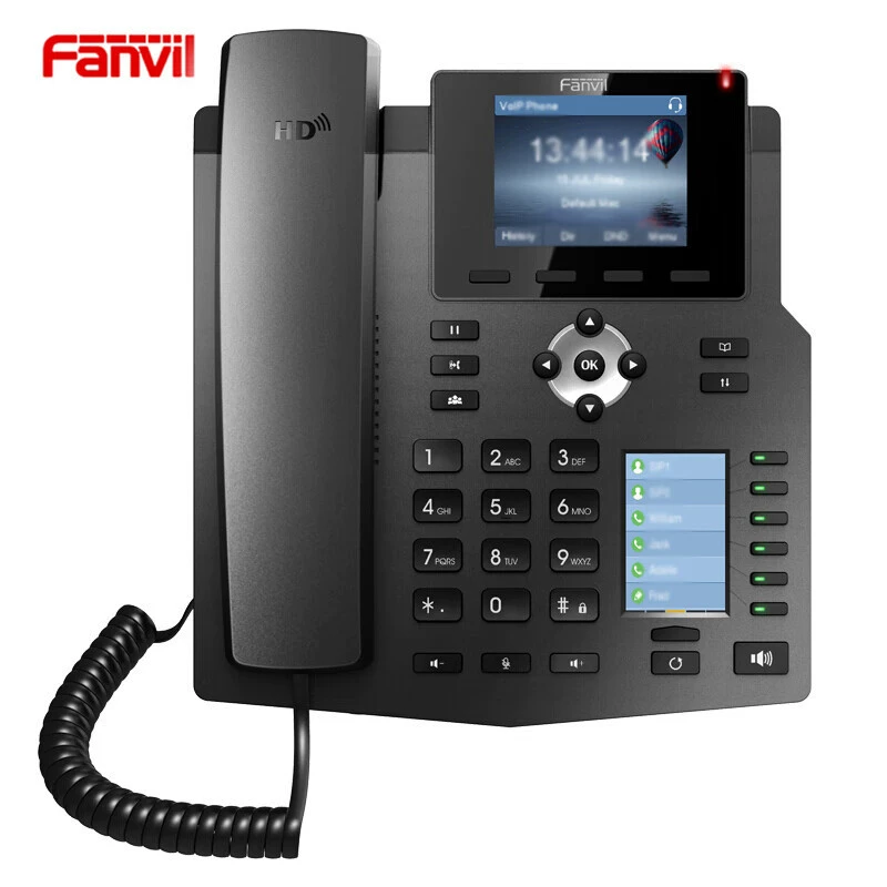 Fanvil X4G позиционный сетевой IP-телефон SIP офисный телефон VOIP для компании, поддержка трёх линий