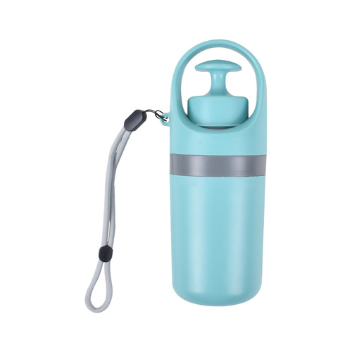 Zero-contact pet toilet picker for dogs when going out, portable six-claw poop scooper, poop picker, garbage bag dispenser