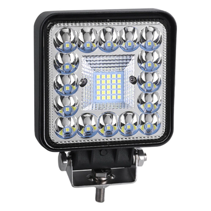 Кросс-зеркало 4-дюймовый светодиодный автомобильный рабочий свет Внедорожник модификация свет большой вид 41LED 123W квадратное отверстие