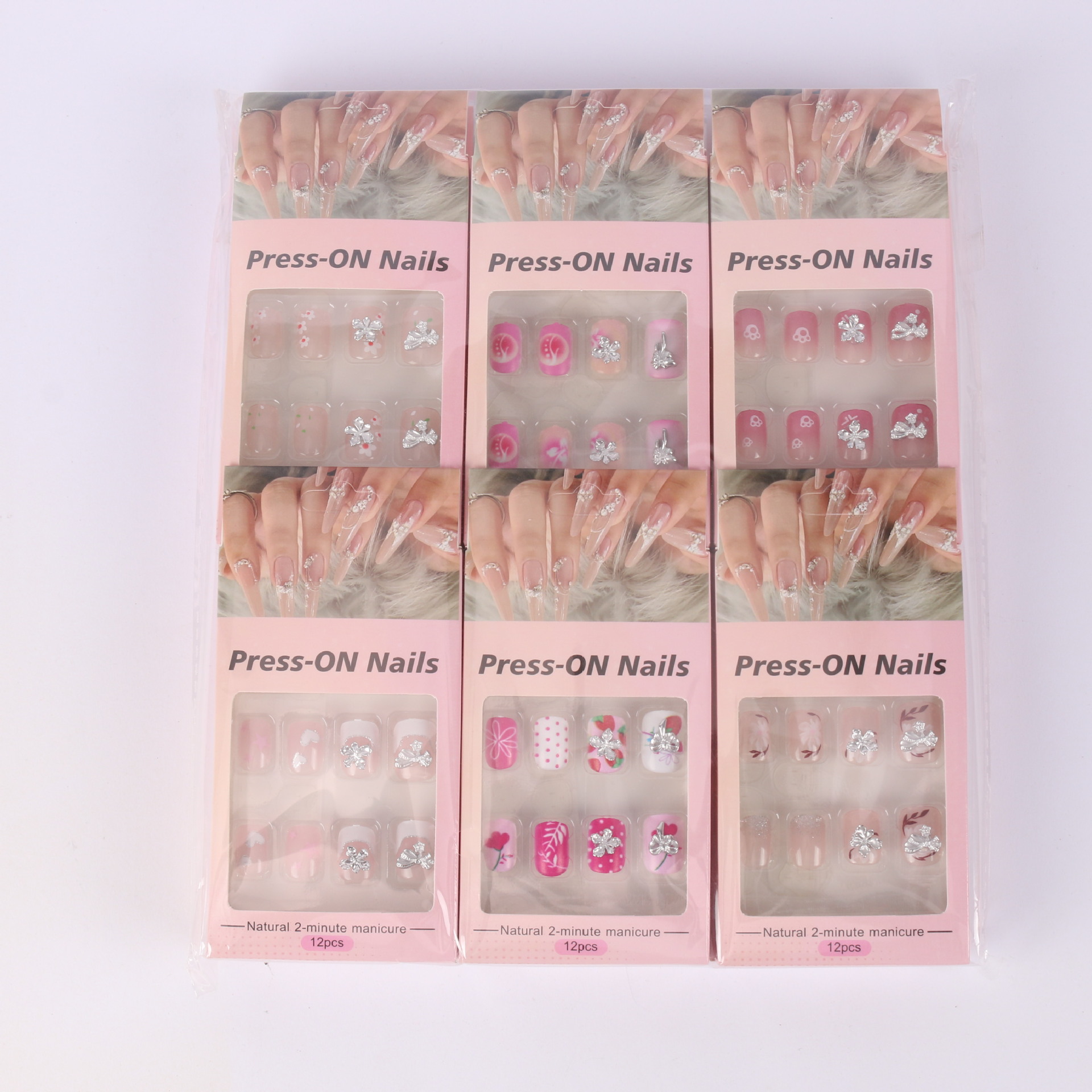 [Fábrica de origen] Uña de desgaste transfronteriza nueva pieza de manicura falsa, productos terminados de pieza de uñas desmontable image 27
