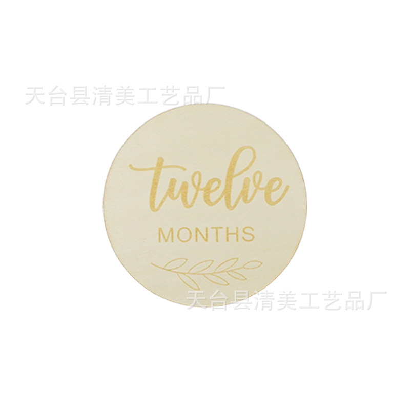 7 Madera grabado láser ronda madera chips de madera decorativa oblea láser 2 cada 14 unidades un paquete