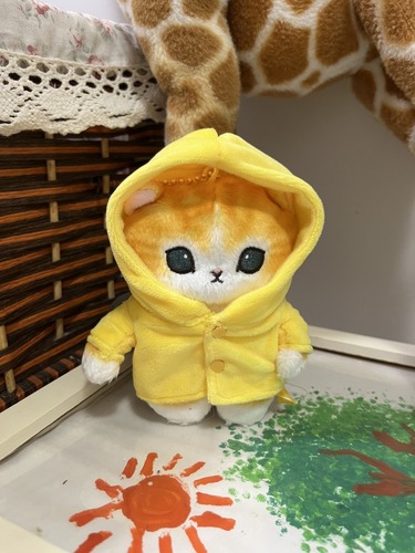 Cat Fu standing shark cat cross-dressing zodiac animal plush doll pendant bear doll bead chain buckle bag pendant