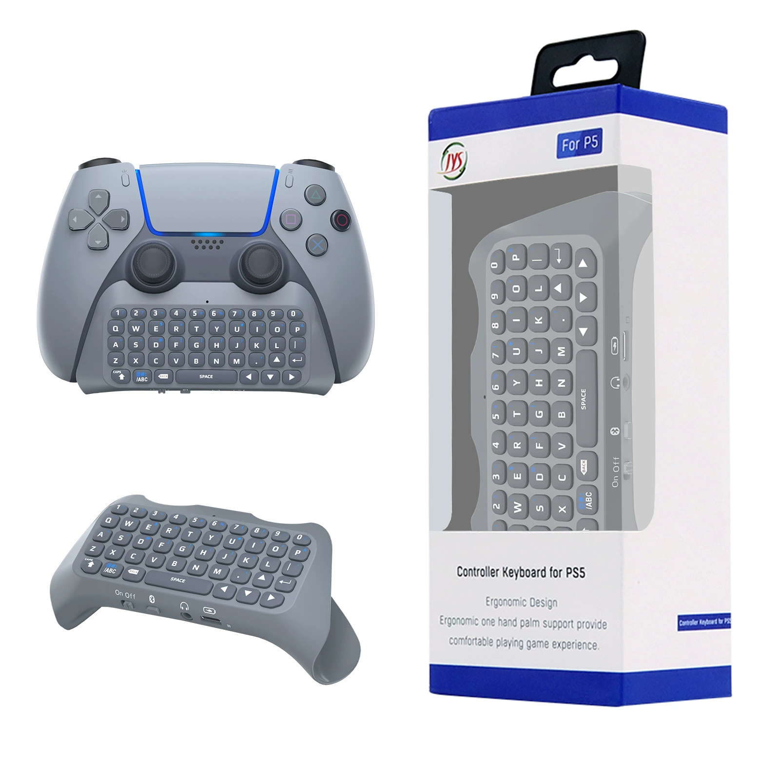 PS5 handle wireless Bluetooth external keyboard built -in speakers can voice chat input keyboard game accessories