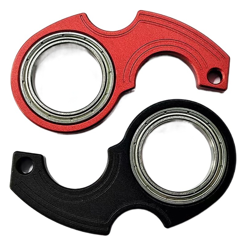 Dedo de segunda generación giratorio descompresión llavero fidget SPINNER anti-ansiedad juguete giratorio