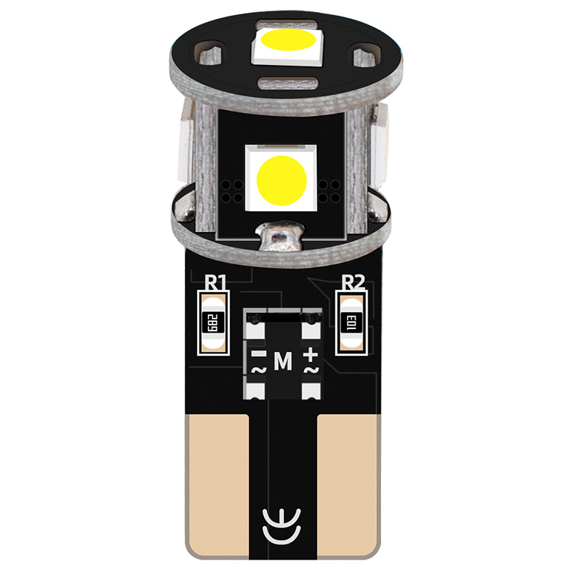 Venta directa de fábrica, luz LED T10 para instrumentos de coche, alta luminosidad, cuentas de lámpara 3030, luz indicadora de ancho, luz de posición LED para coche