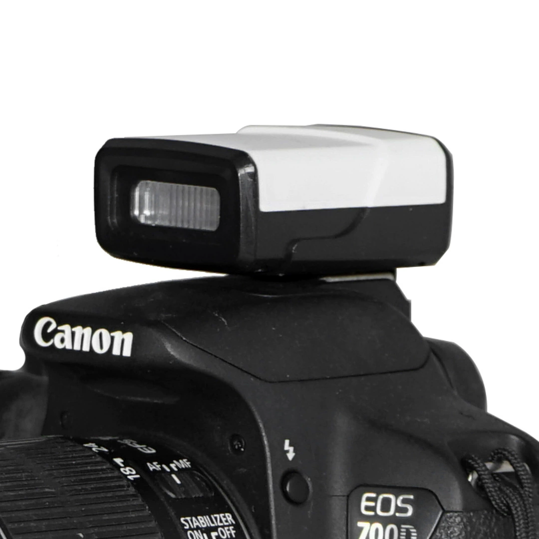 Camera, small flashing lamp, universal boots