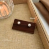 Earrings pearl, 8mm