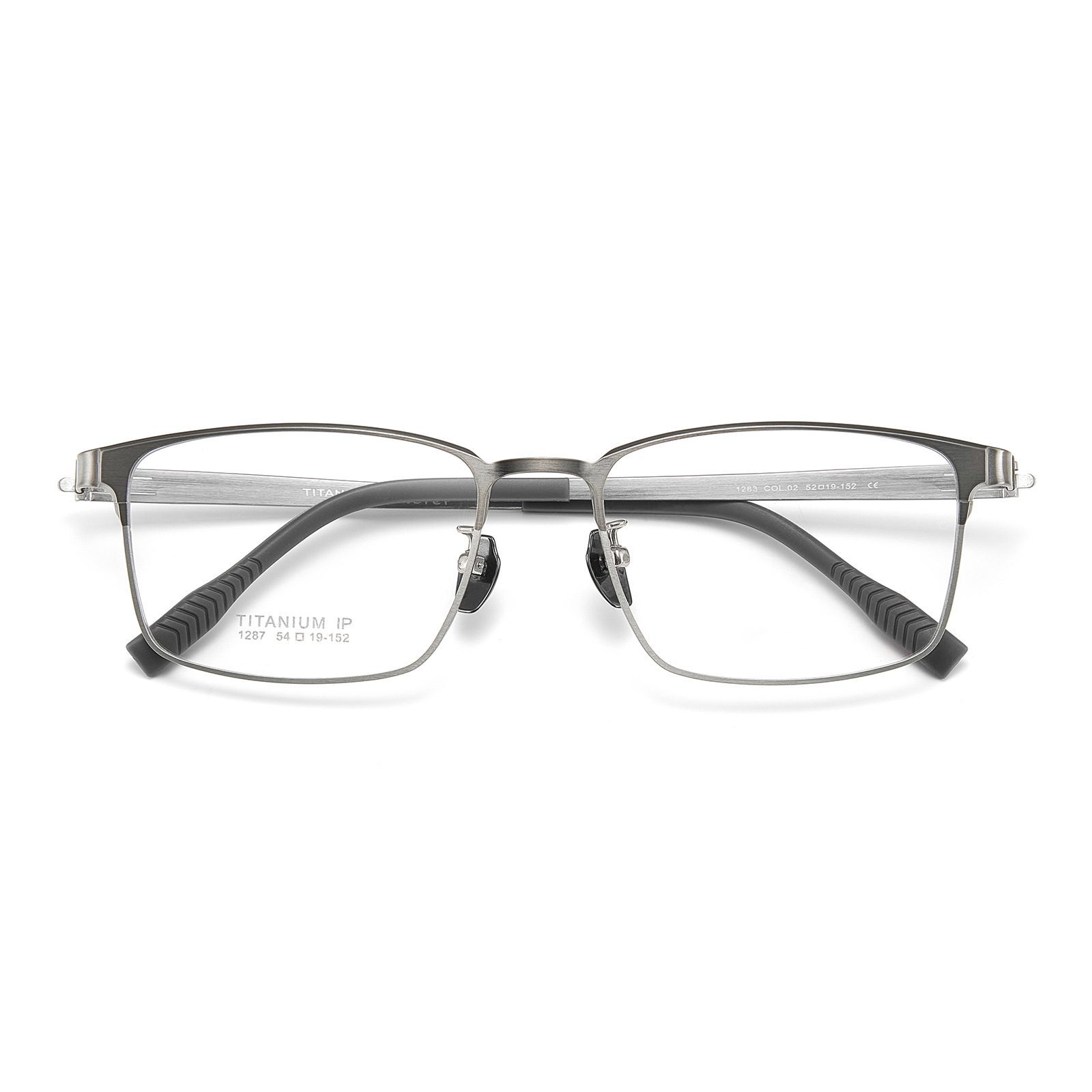 Temperamento de alto nivel para hombres de marco completo de gafas de titanio puro marco de gafas elásticas antideslizantes no pellizcan gafas al por mayor