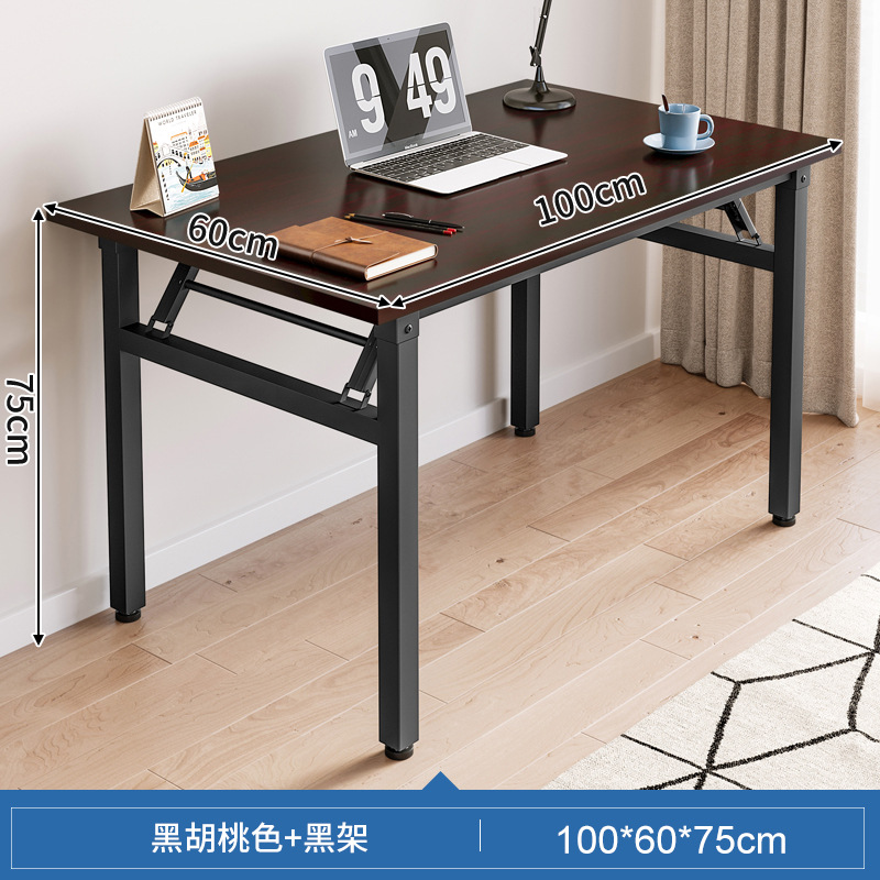 Mesa plegable, mesa para manicura, mesa de comedor sencilla, escritorio para computadora en casa, mesa larga, escritorio de entrenamiento, escritorio para casa de alquiler.