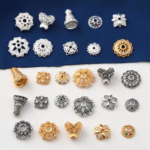 S925���yС�����������y����� �͹����y僽�DIYˮ����|�|Ƭ���