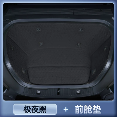 interior modification accessory for the | Trunk Mat - specialized-extreme-night-black-front-trunk-mat-magic-print-waterproof-leapmotor-d19-six-seater