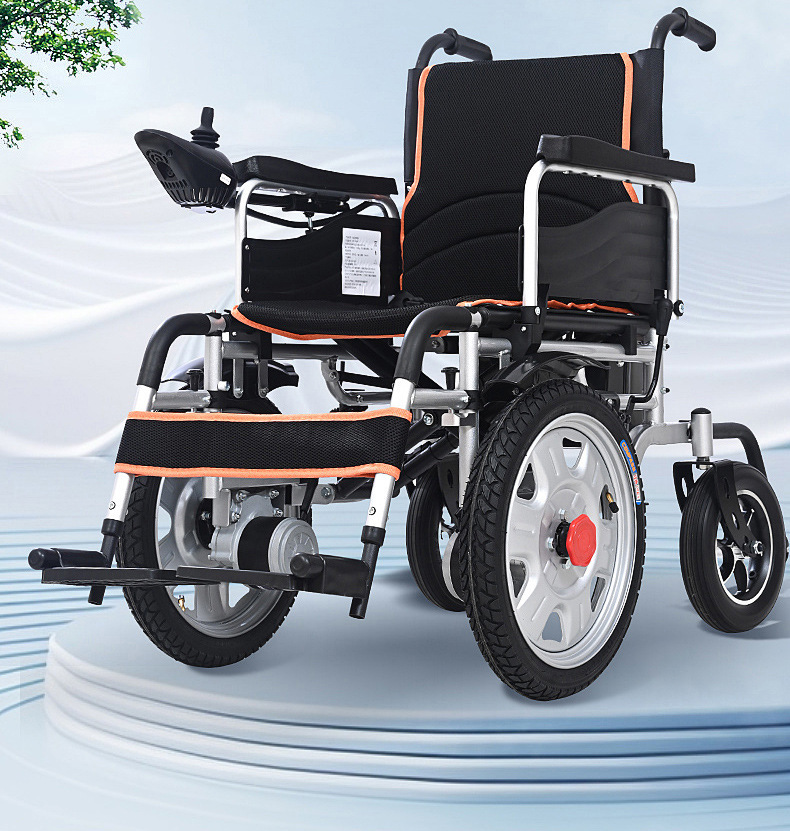 Billionaire Elderly Electric Wheelchair with Large Front Wheels, Flexible Folding, Smart Electric Mobility Scooter for Disabled and Elderly