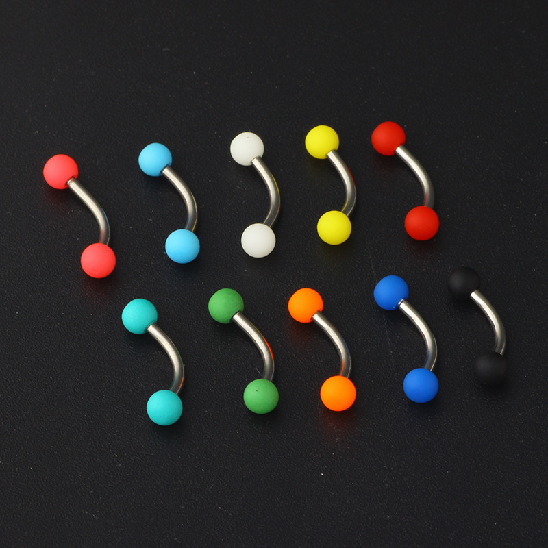 Labret piercing jewelry detail image