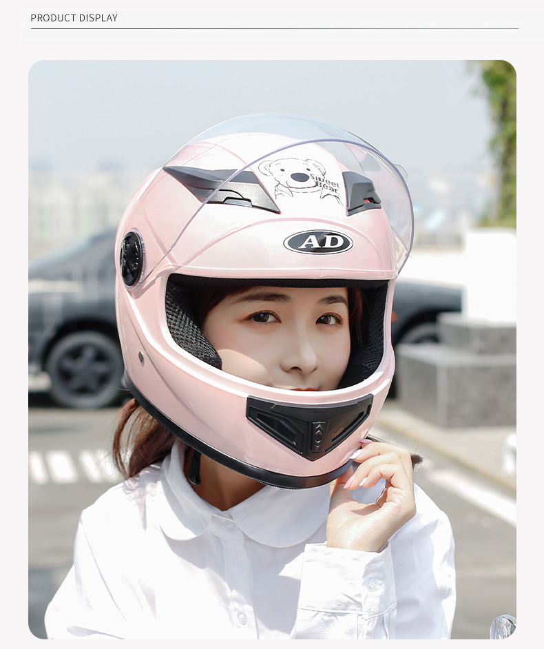 Electric Vehicle Helmet Winter Warm Full Helmet